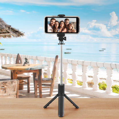 . Extendable Black Selfie Stick Tripod