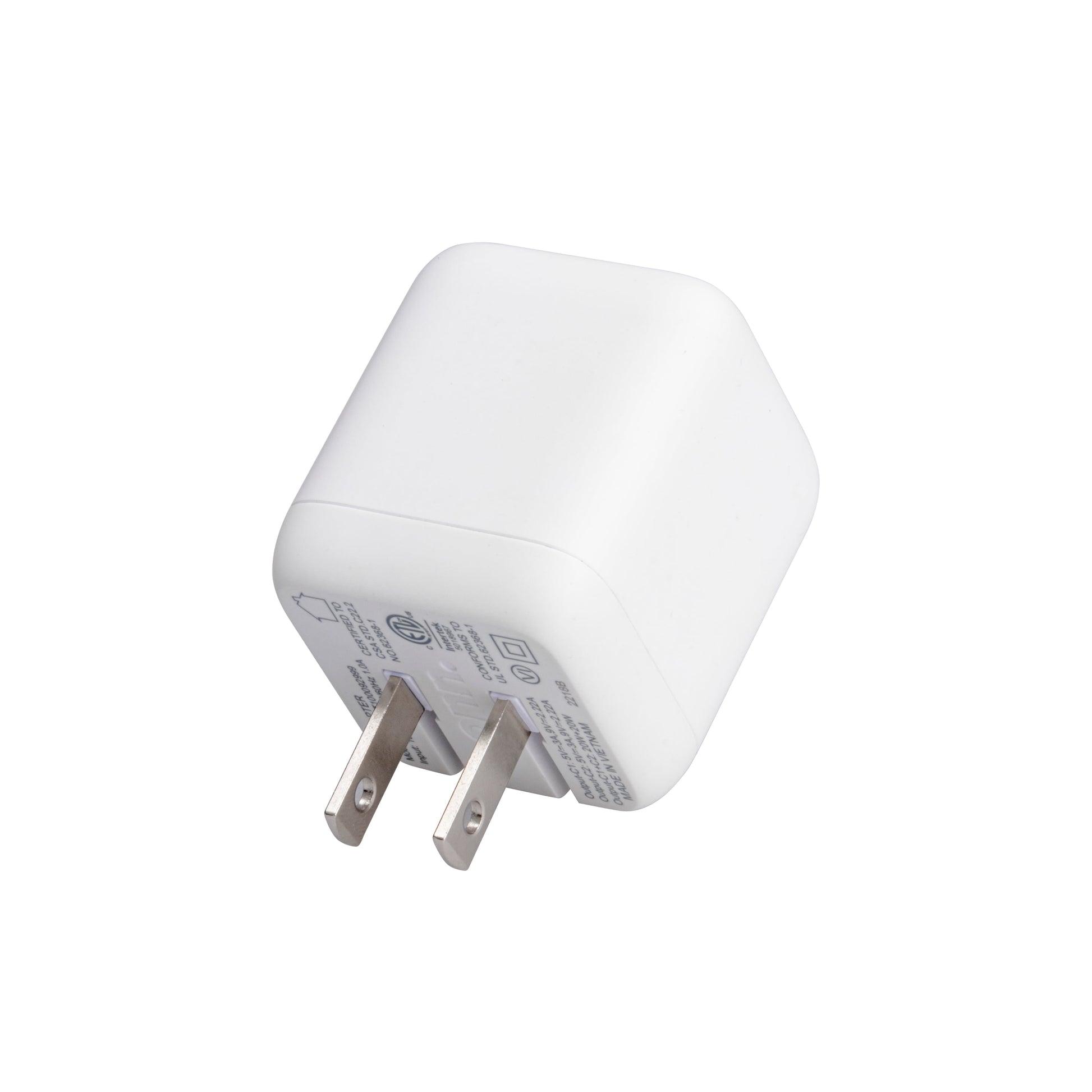 . 40W USB-C Dual Port Wall Charger with Power Delivery
