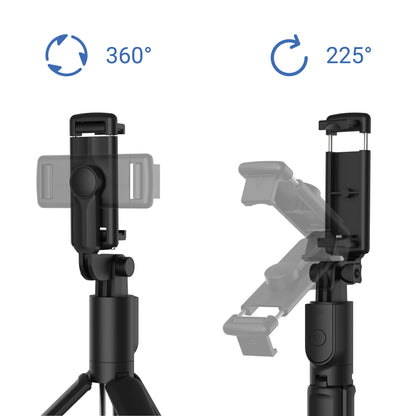 . Extendable Black Selfie Stick Tripod