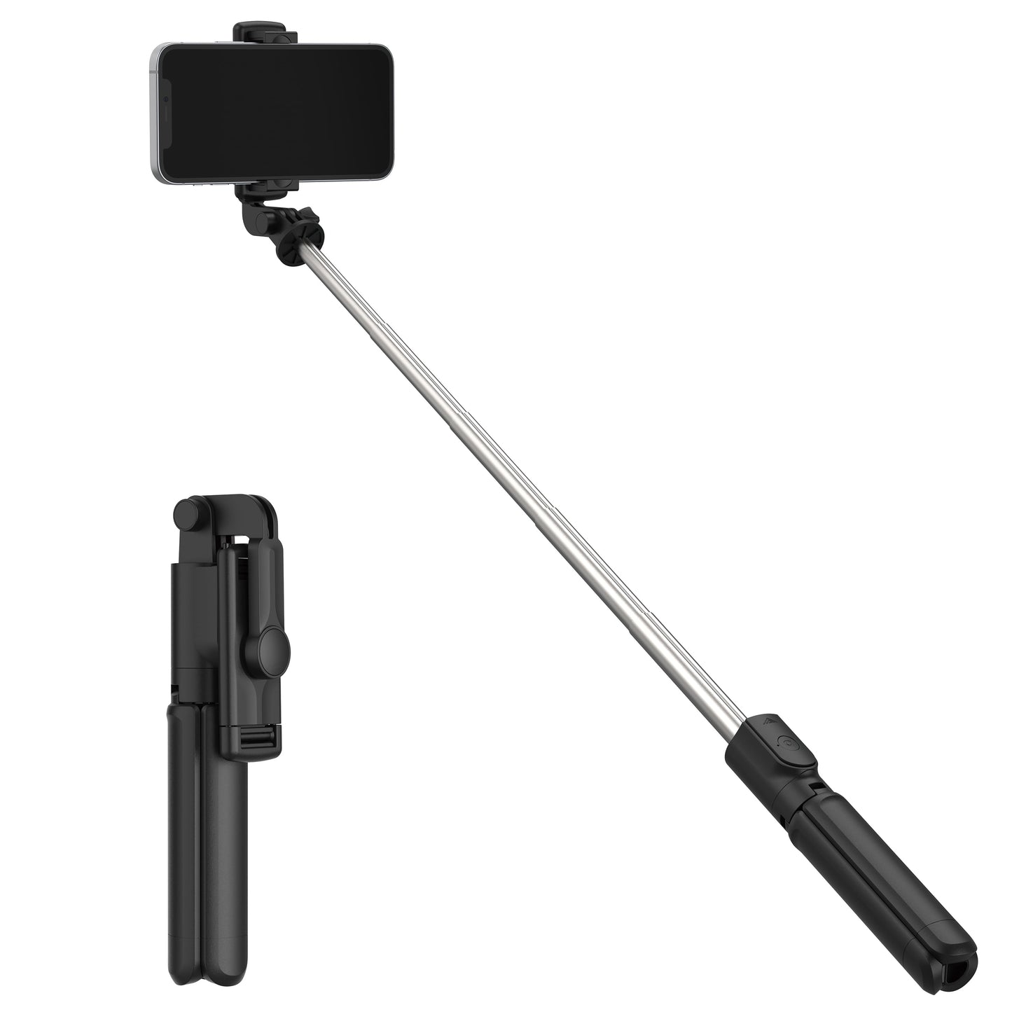 . Extendable Black Selfie Stick Tripod