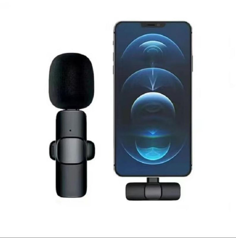 Wireless Microphone for Iphone Ipad - Dual Professional Lavalier Microphone, Plug-Play, Sold Well in Store Two Microphones-Lphone
